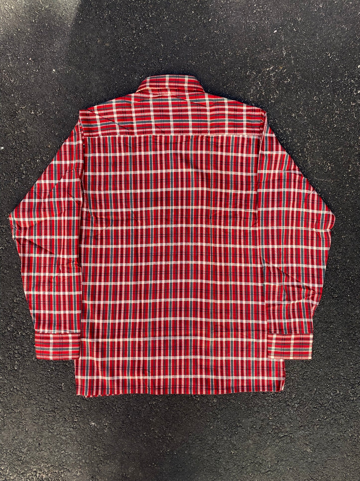 Vintage Dickies Red Plaid Flannel Shirt
