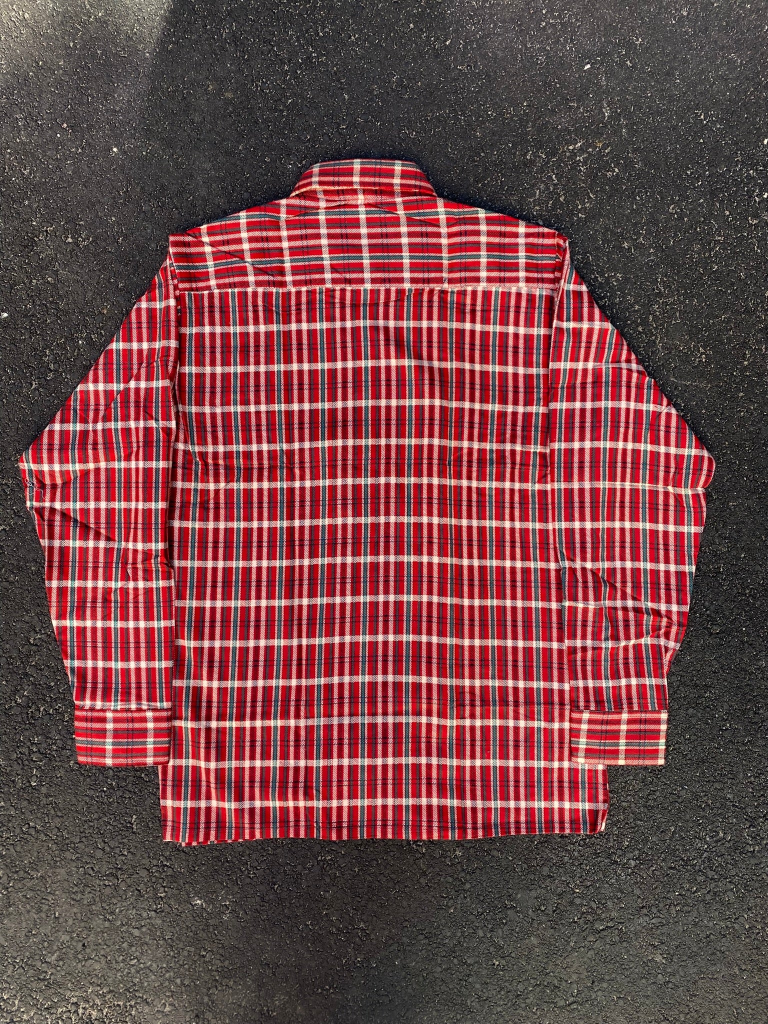 Vintage Dickies Red Plaid Flannel Shirt