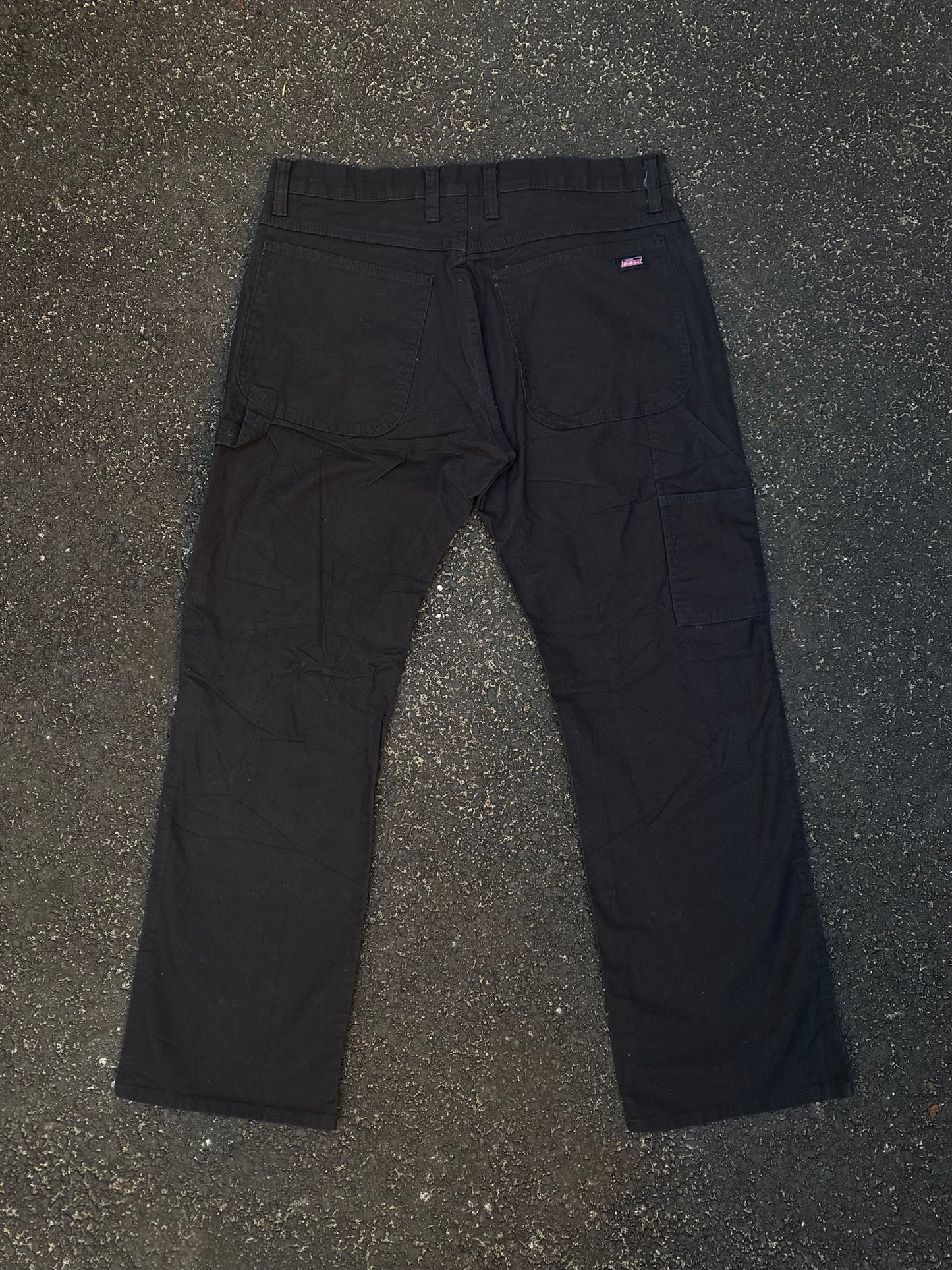 Dickies Black Carpenter Pants - Duck Canvas - Relaxed Fit