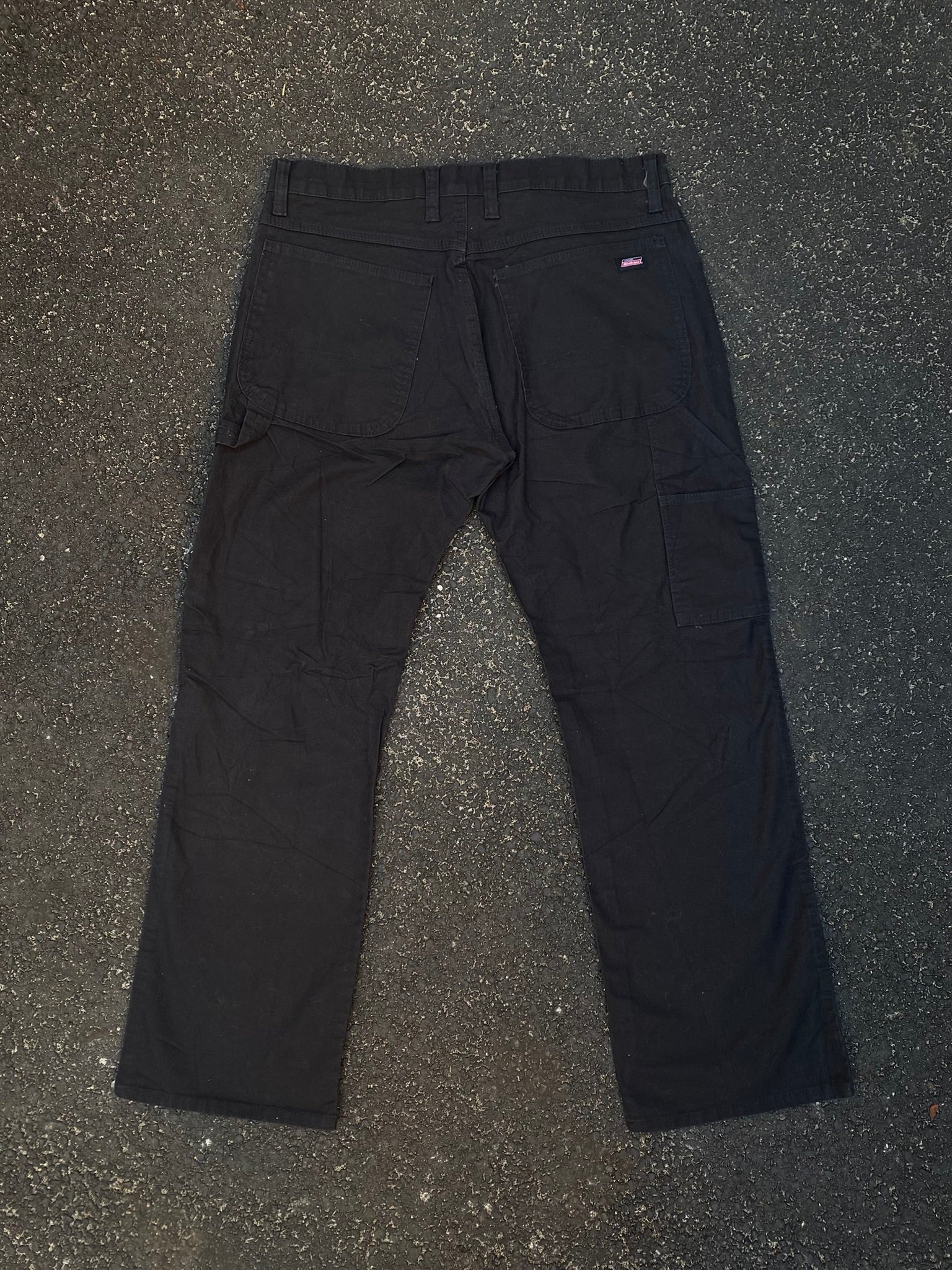 Dickies Black Carpenter Pants - Duck Canvas - Relaxed Fit