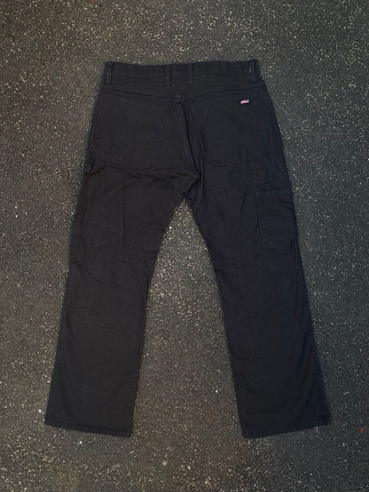 Dickies Black Carpenter Pants - Duck Canvas - Relaxed Fit