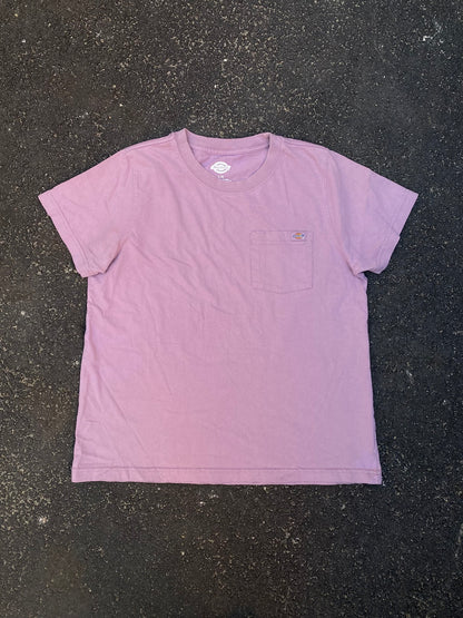 Dickies Pink Pocket Tee - XL - Heavyweight Cotton Boxy Fit