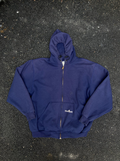 Vintage Carhartt Navy Zip up Hoodie