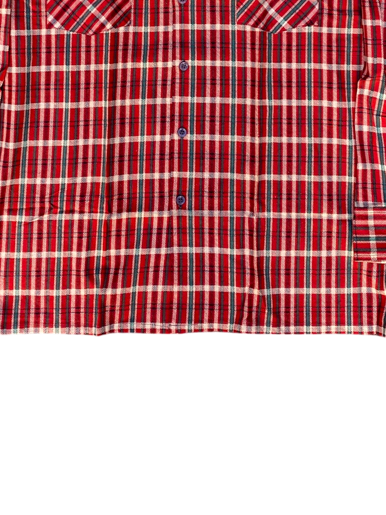 Vintage Dickies Red Plaid Flannel Shirt
