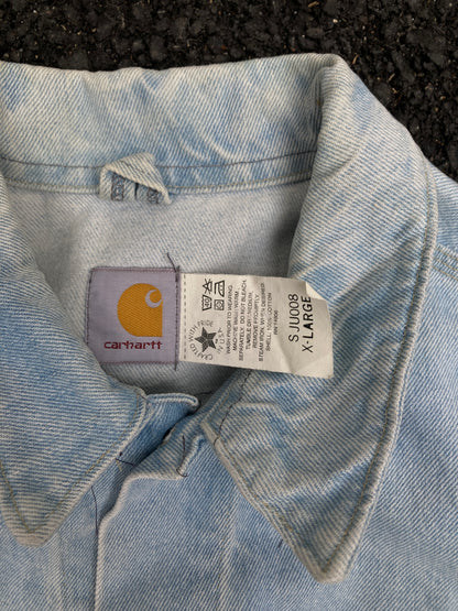 Vintage Carhartt Made in USA Denim Jacket