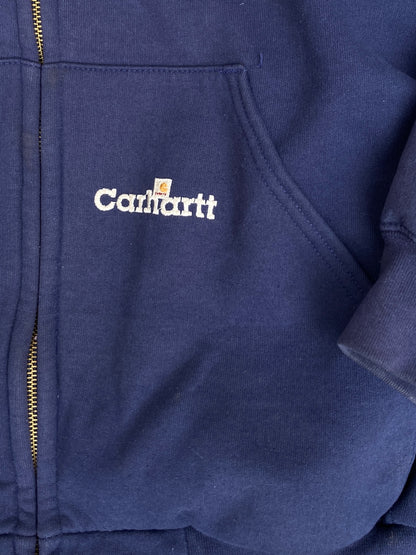 Vintage Carhartt Navy Zip up Hoodie