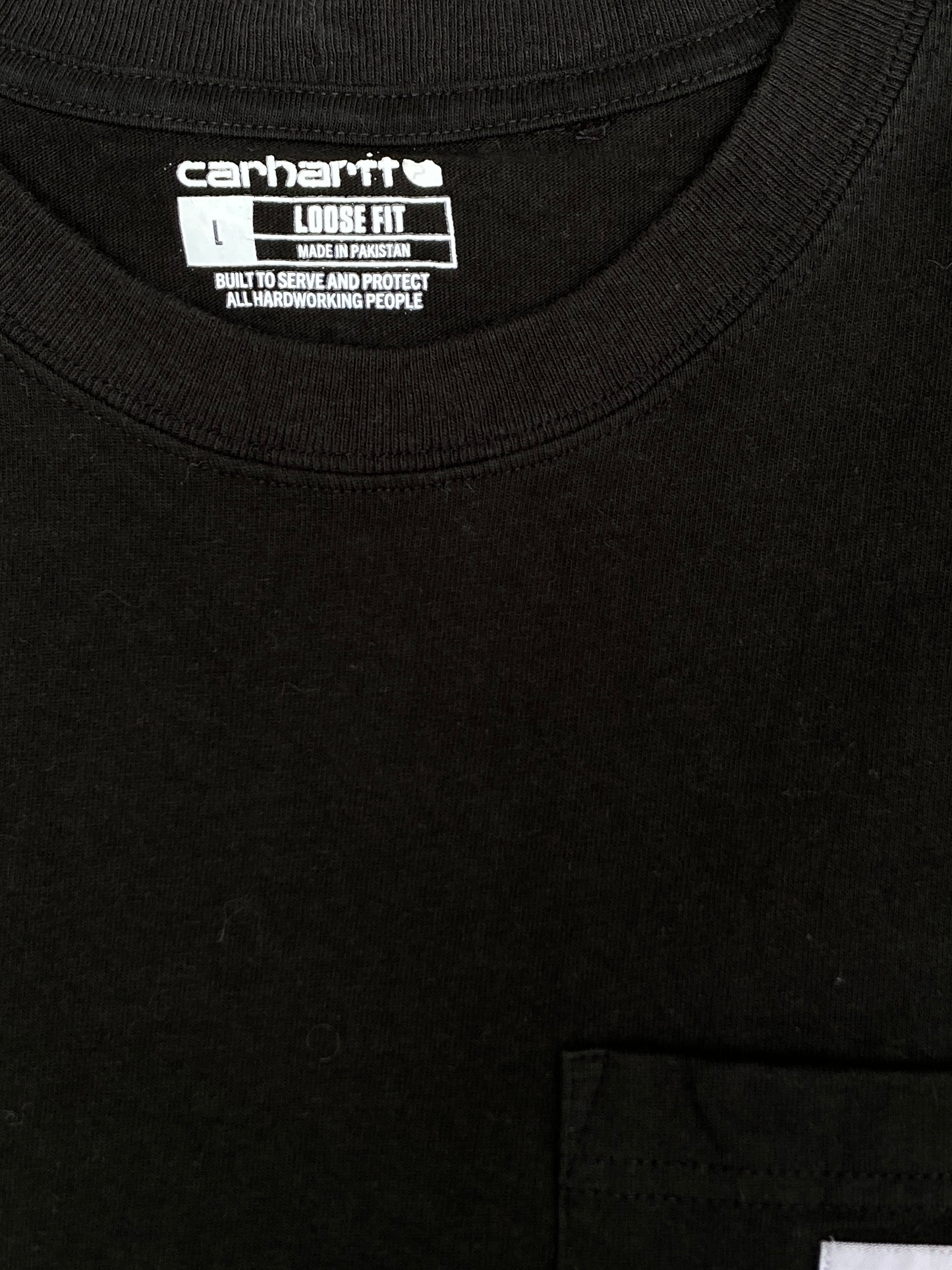 Carhartt Black Loose fit Logo T-shirt