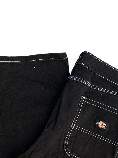 Dickies Contrast Stitch Carpenter Black Pants
