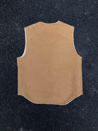 Vintage Carhartt Brown Sherpa Vest Union Made