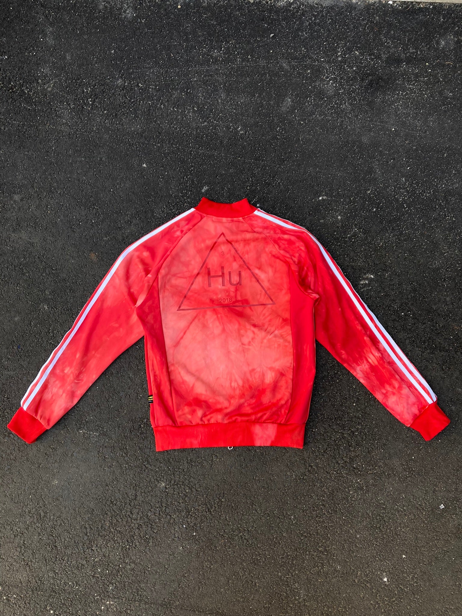 Adidas x Pharrell Williams Hu Holi Superstar Track Jacket - Scarlet Red