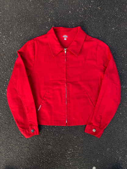 Vintage Dickies Eisenhower Jacket - Bright Red - size XL