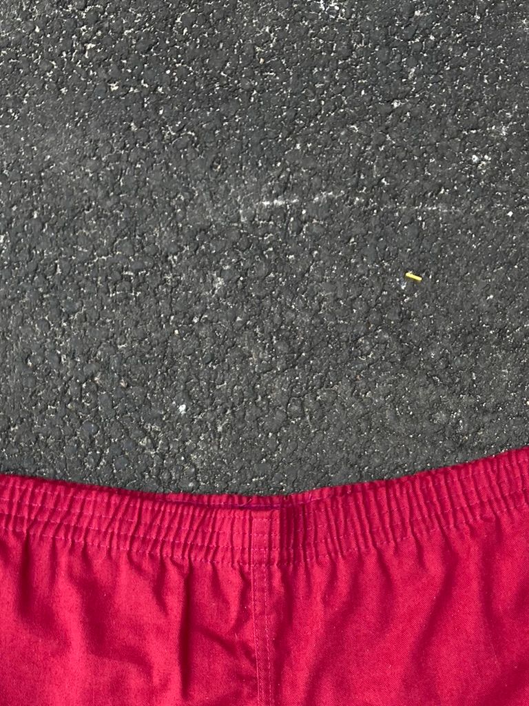 Vintage 80s Adidas Made in USA Red Trefoil Running Shorts