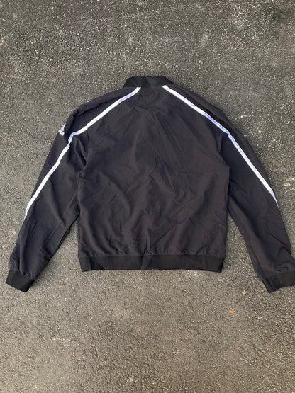 Adidas Lightweight Bomber Jacket - Black Windbreaker Tech Outerwear