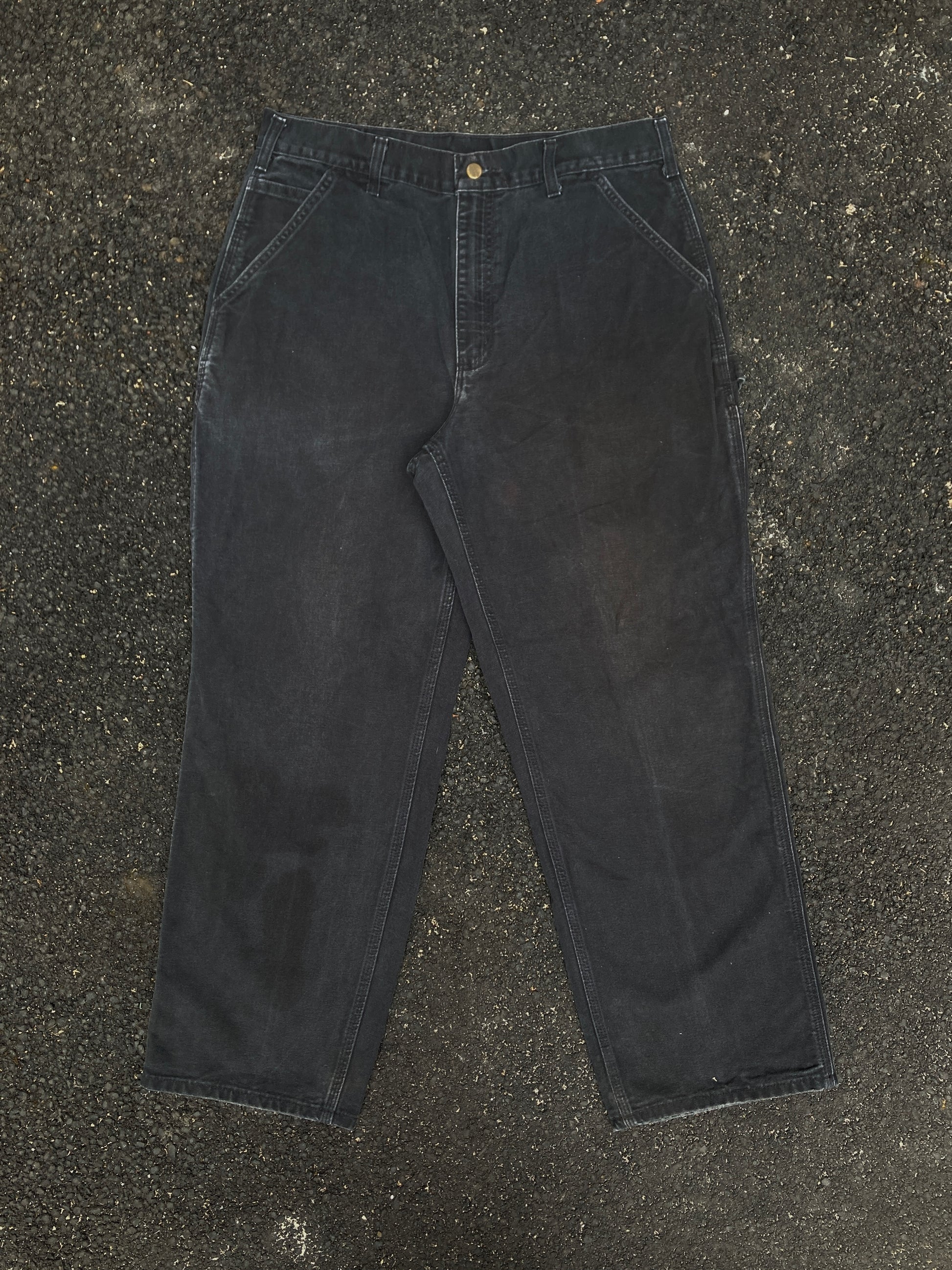 Carhartt Black Carpenter Pants Dungaree fit