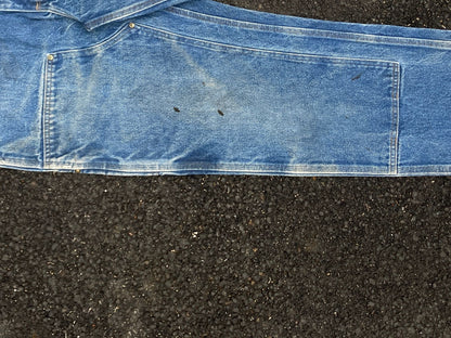 Carhartt Blue Double knee Dungaree fit