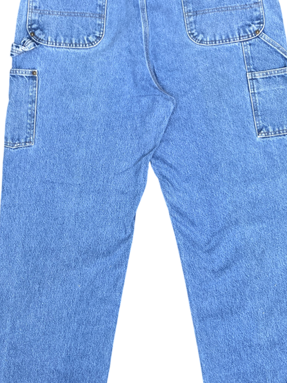 Carhartt Blue Double knee Dungaree fit Jeans
