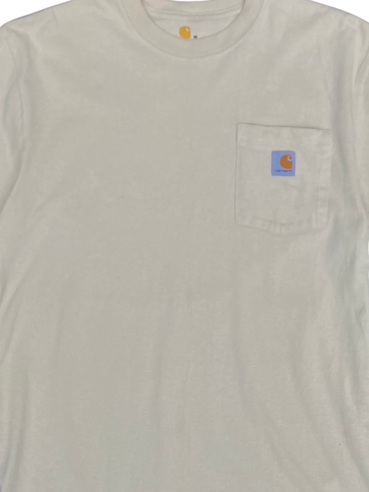 Carhartt Beige Original fit Logo T-shirt