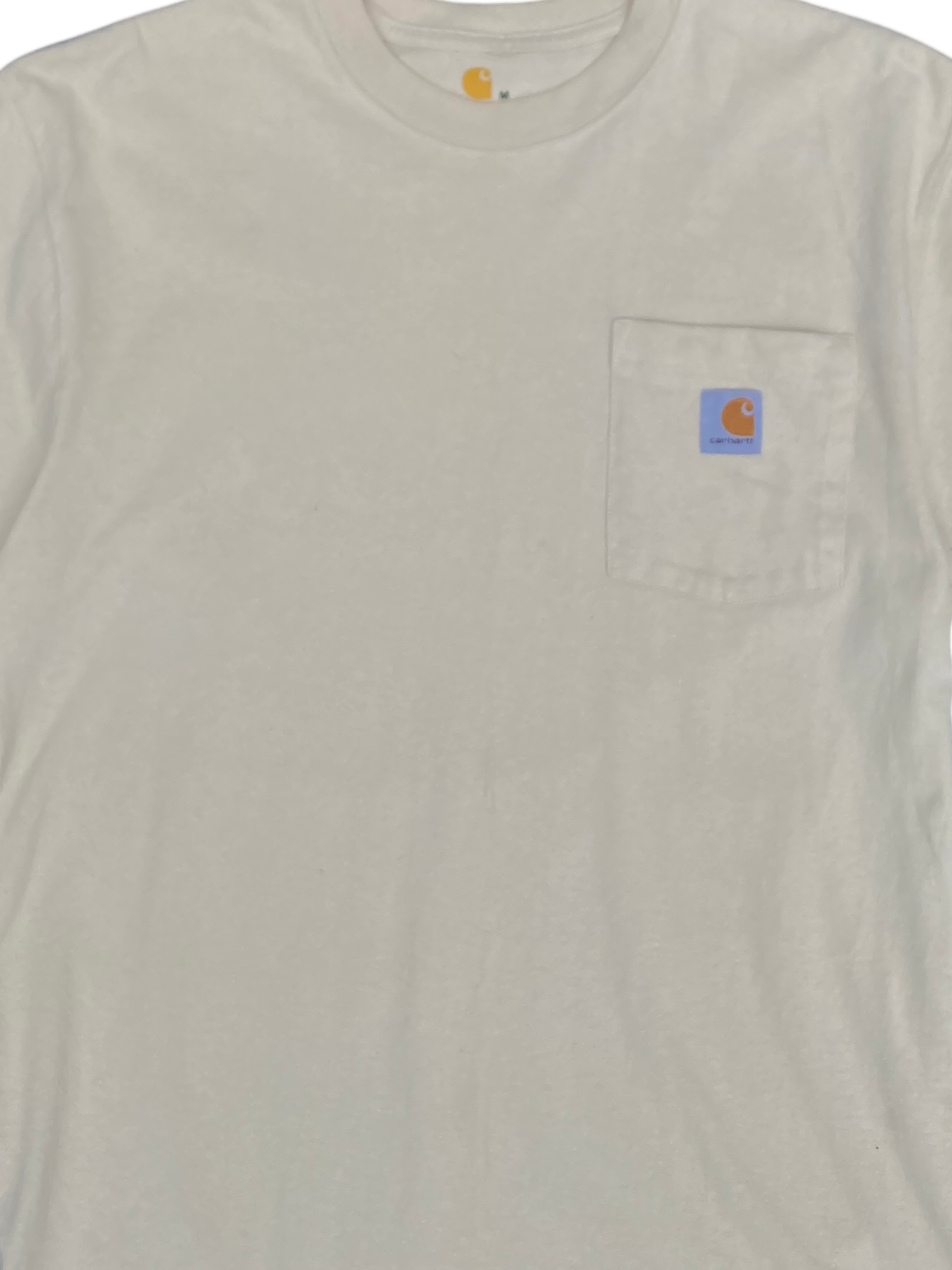 Carhartt Beige Original fit Logo T-shirt