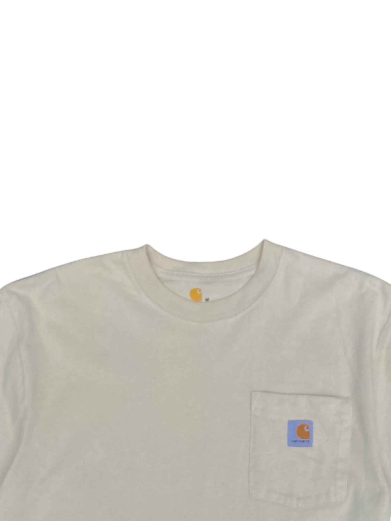 Carhartt Beige Original fit Logo T-shirt