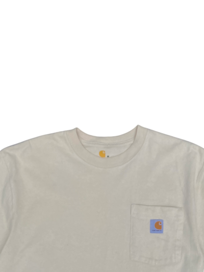 Carhartt Beige Original fit Logo T-shirt