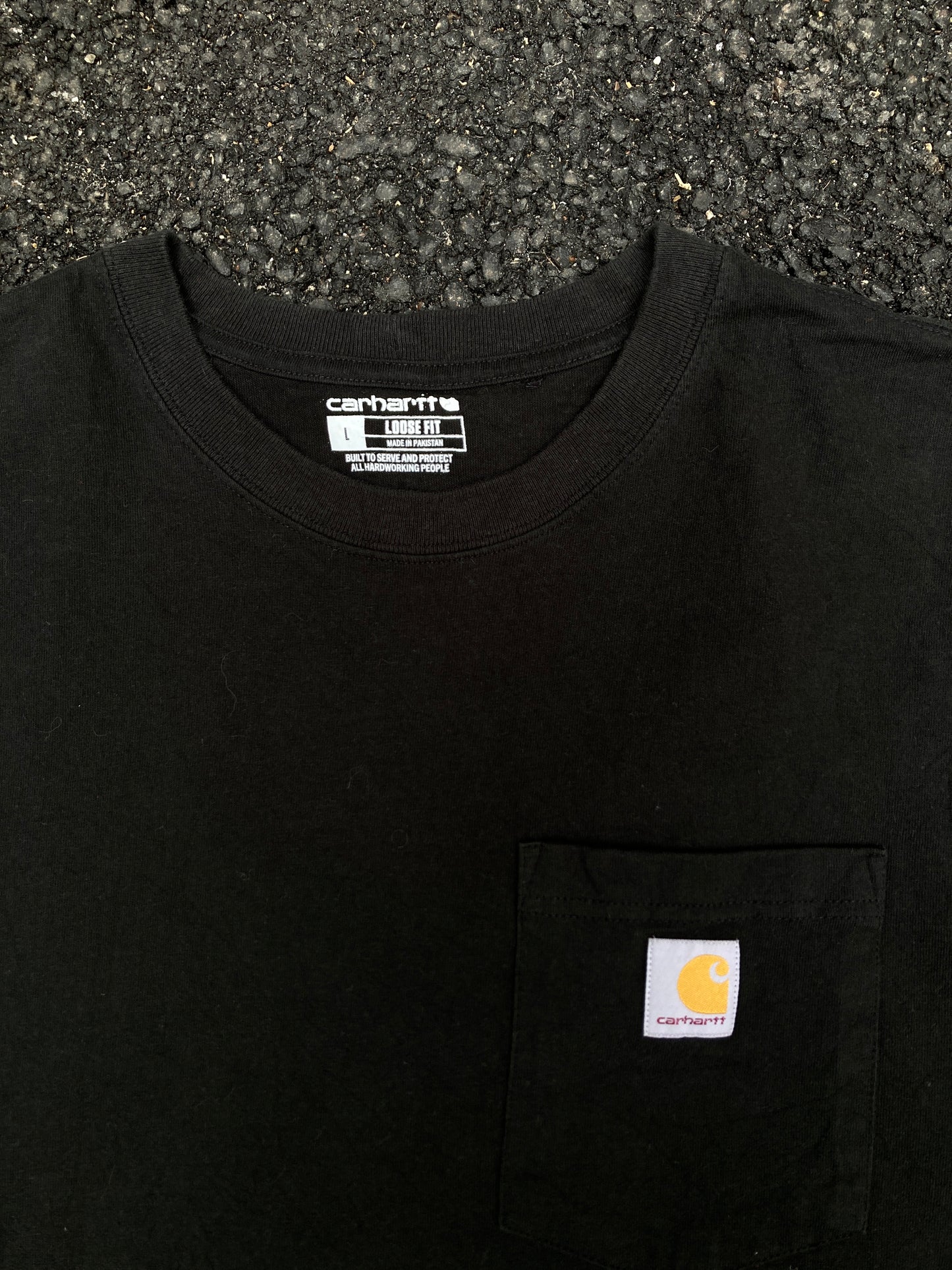Carhartt Black Loose fit Logo T-shirt