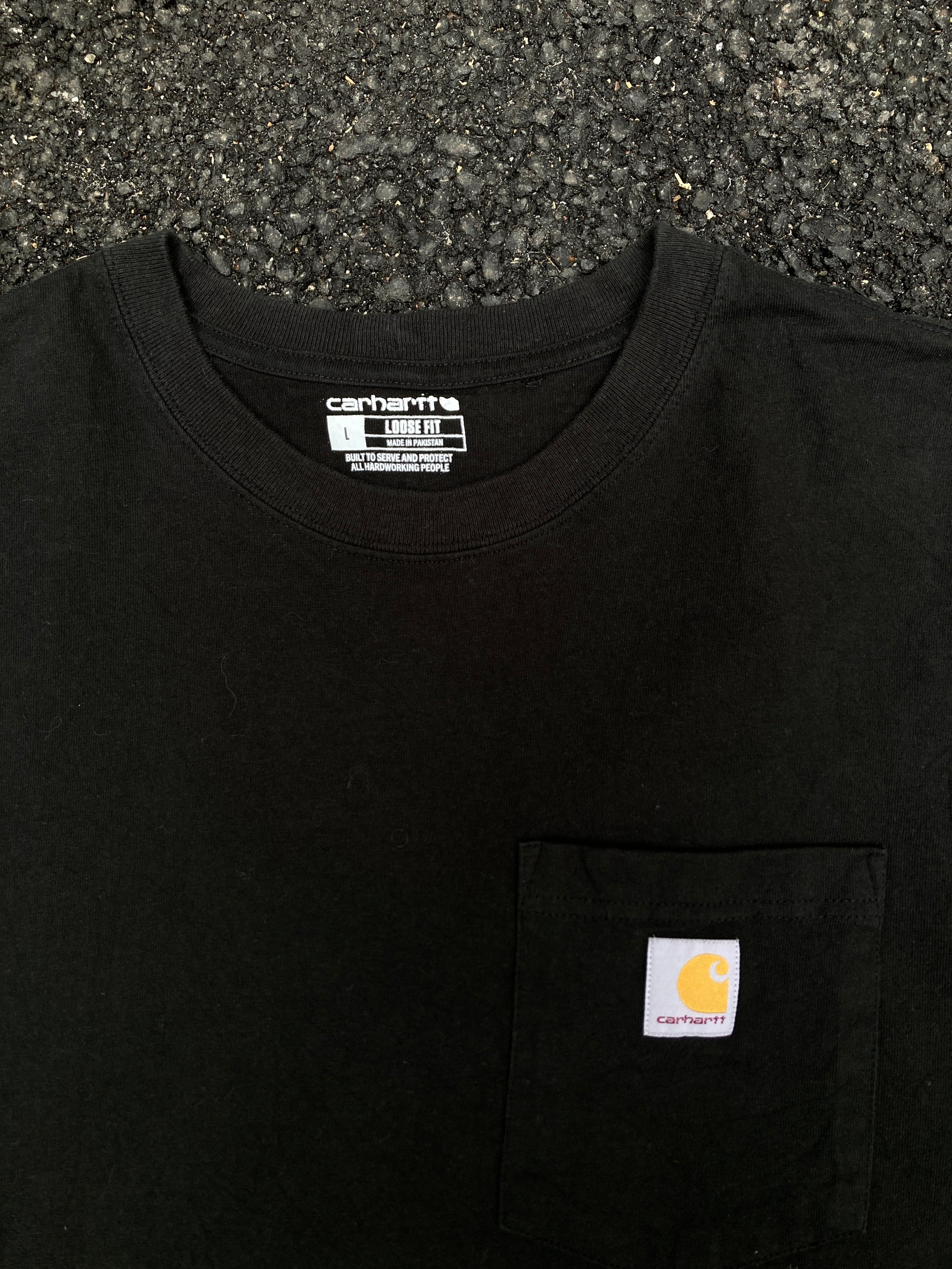 Carhartt Black Loose fit Logo T-shirt