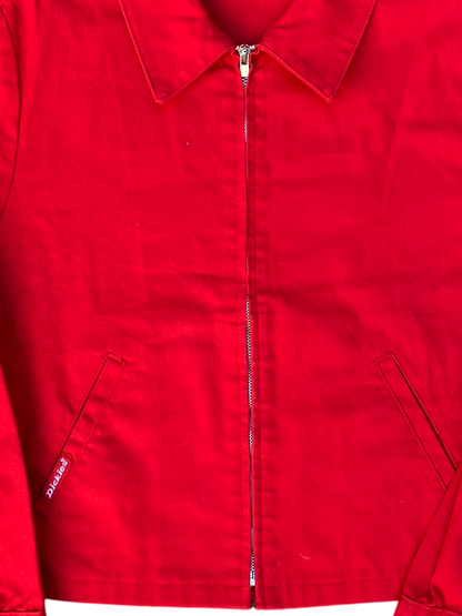 Vintage Dickies Eisenhower Jacket - Bright Red - size XL