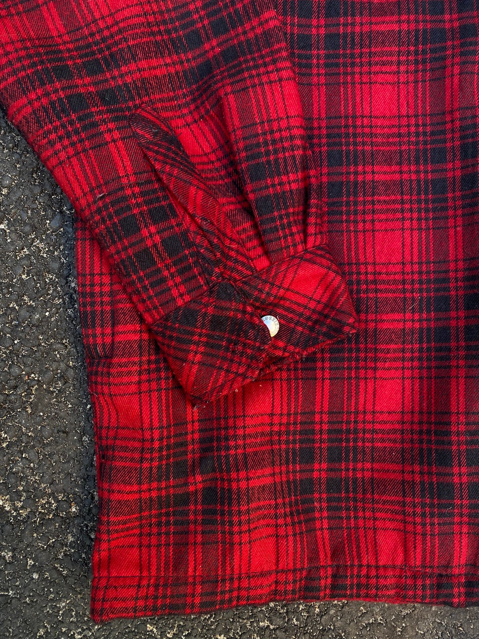 Dickies Quilted Lined Hooded Flannel Shirt Jacket - Red Plaid