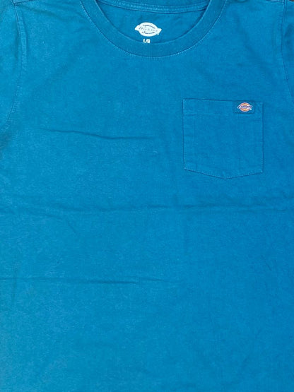 Dickies Teal Blue Pocket Tee - XL - Heavyweight Cotton Boxy Fit