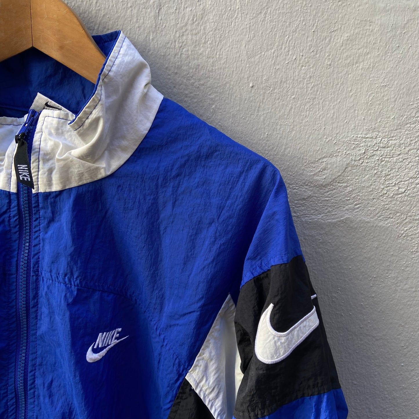 90s White/Blue Nike Windbreaker