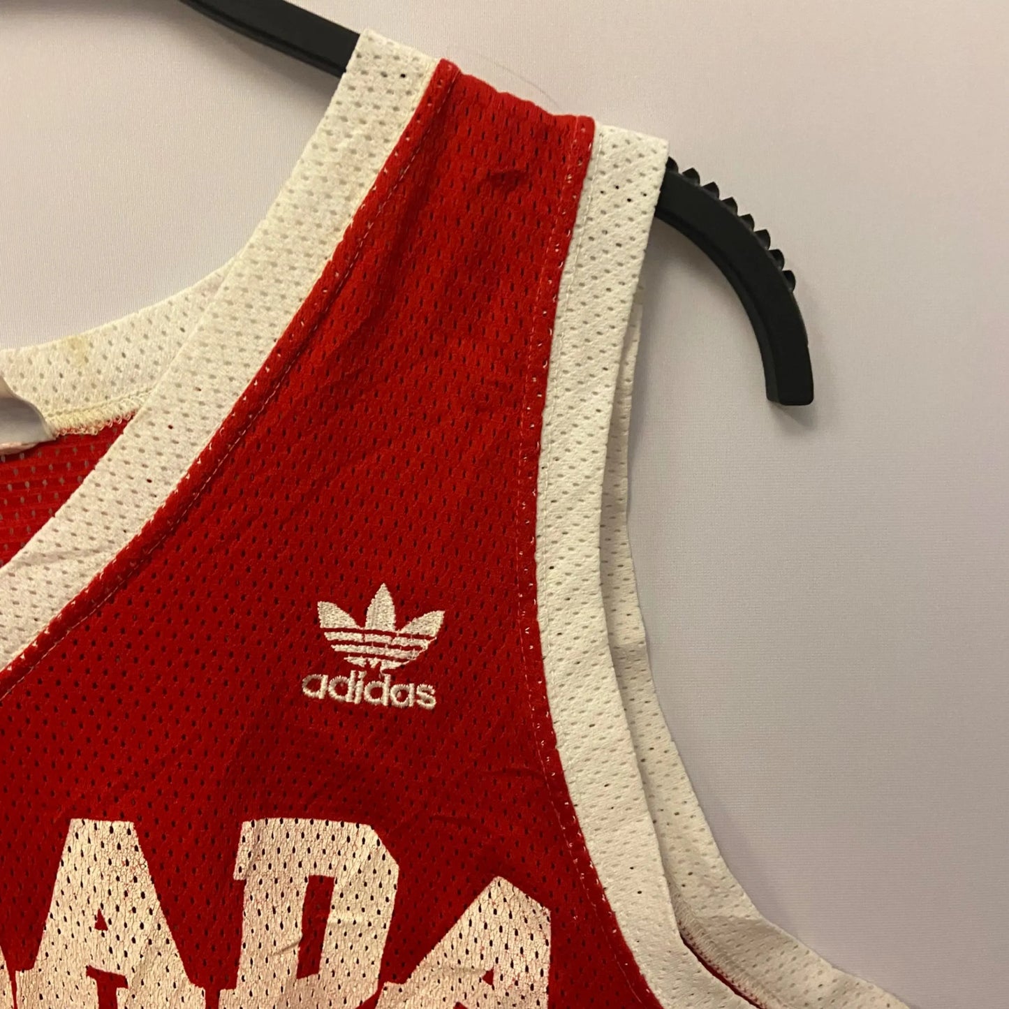 Vintage Adidas Red Canada Jersey