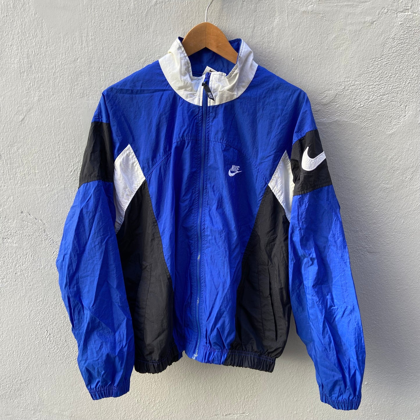 90s White/Blue Nike Windbreaker