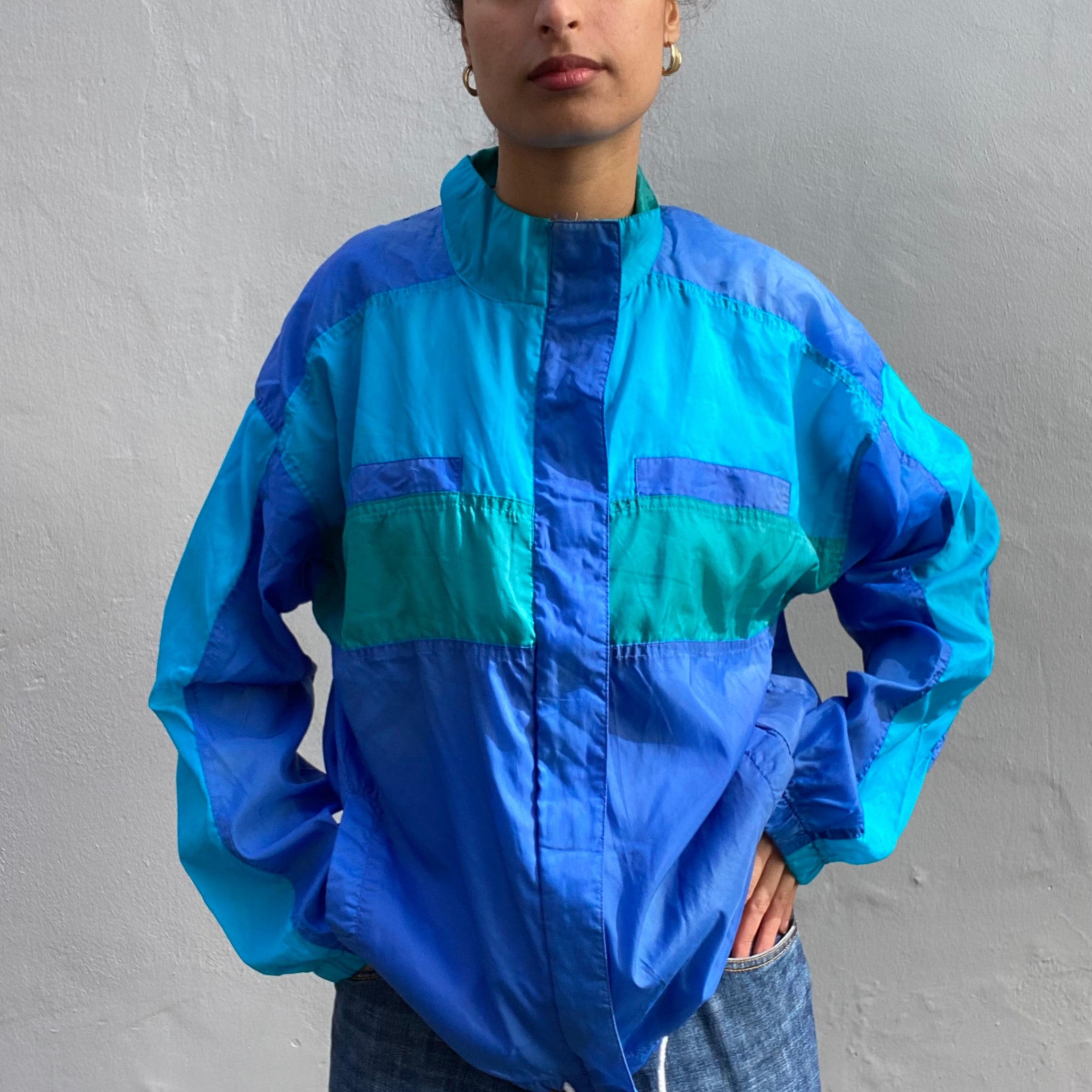 Adidas windbreaker colorful best sale