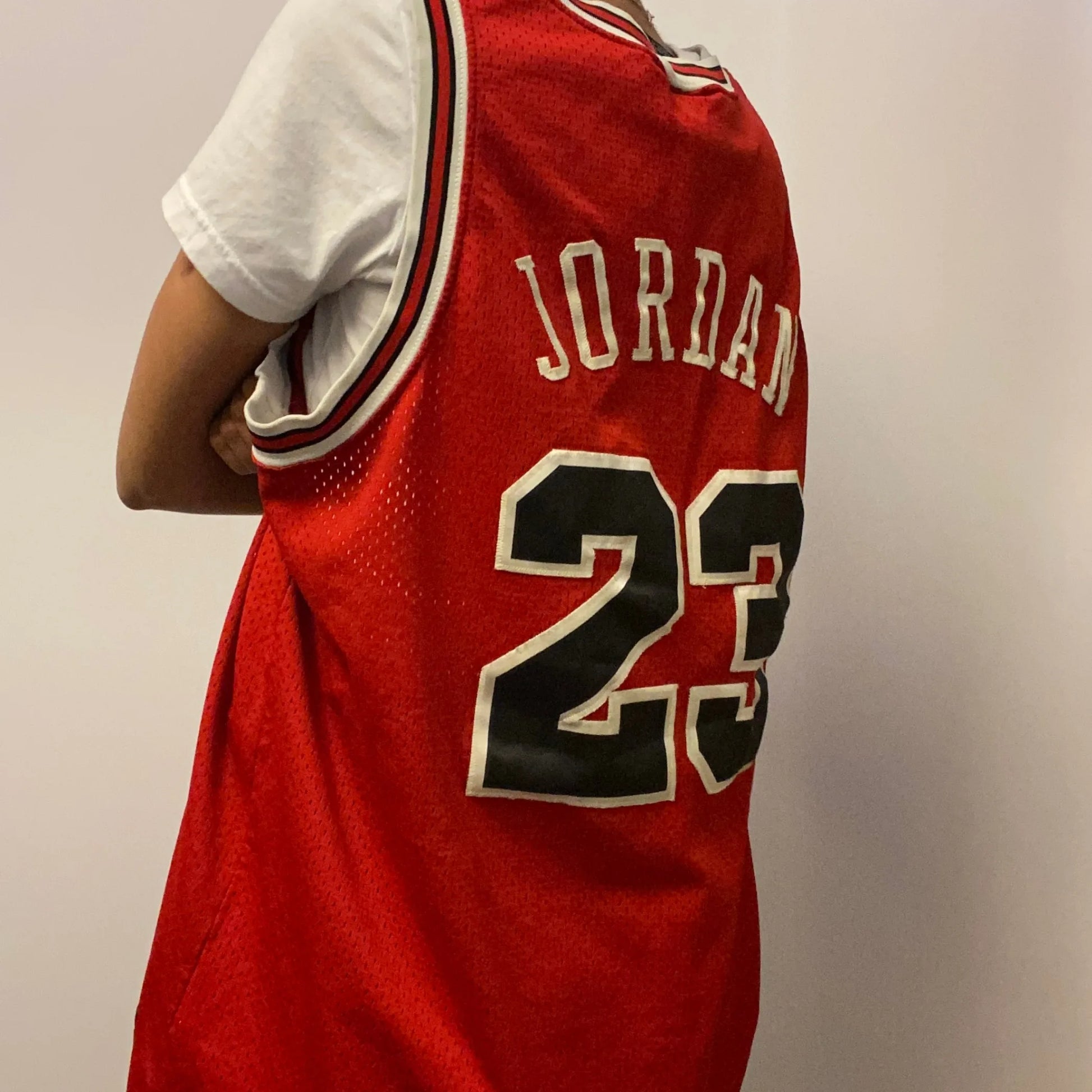 Vintage Nike Red Mickael Jordan Jersey