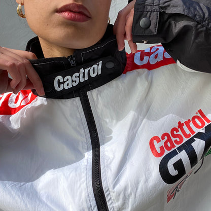 90s Castrol Windbreaker detail