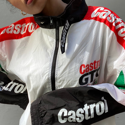 90s Castrol Windbreaker detail