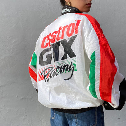 90s Castrol Windbreaker back