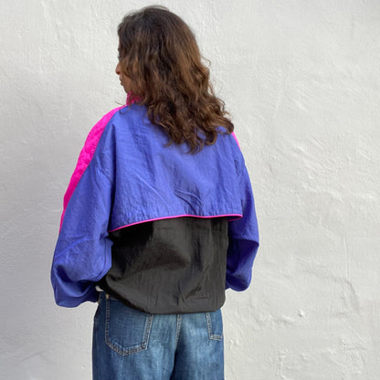 Blue/Purple Reebok Windbreaker back