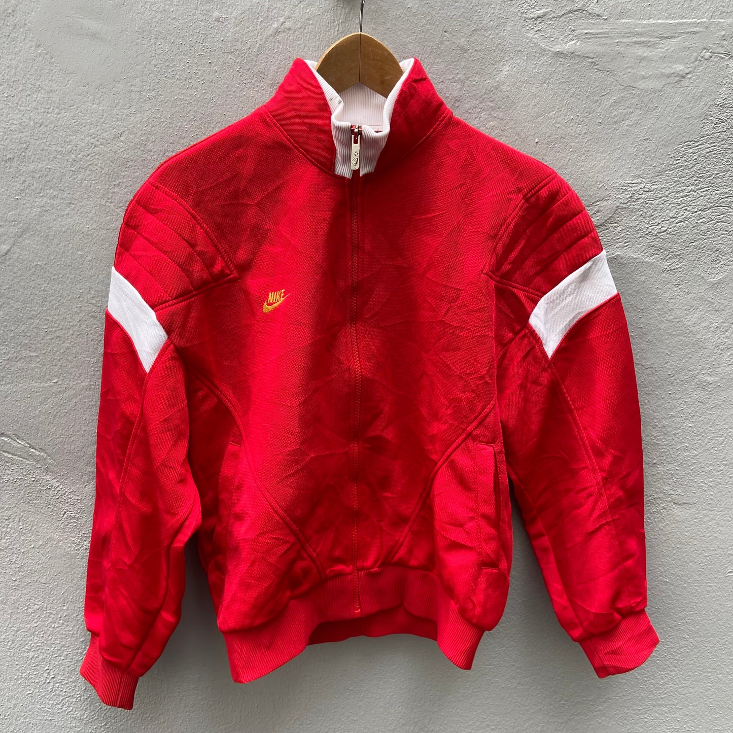Red 80s Nike Track Suit