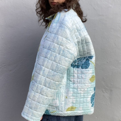 Blue Blanket Jacket side