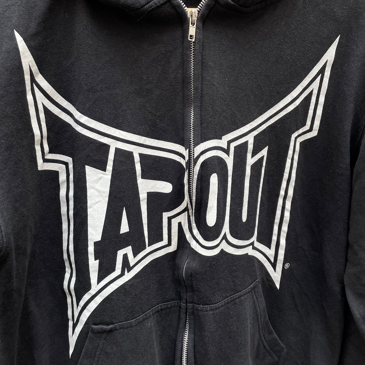 Vintage Tap Out Zipped Hoodie