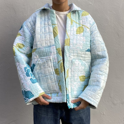 Blue Blanket Jacket front