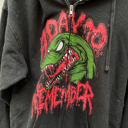 Crocodile Zipped Hoodie