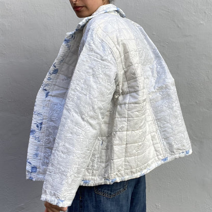 White Blanket Jacket side