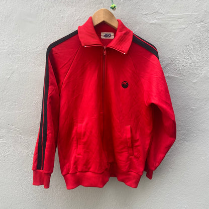 80s Red Asics Track Suit