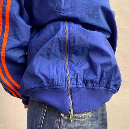 Adidas Blue/Orange Windbreaker side