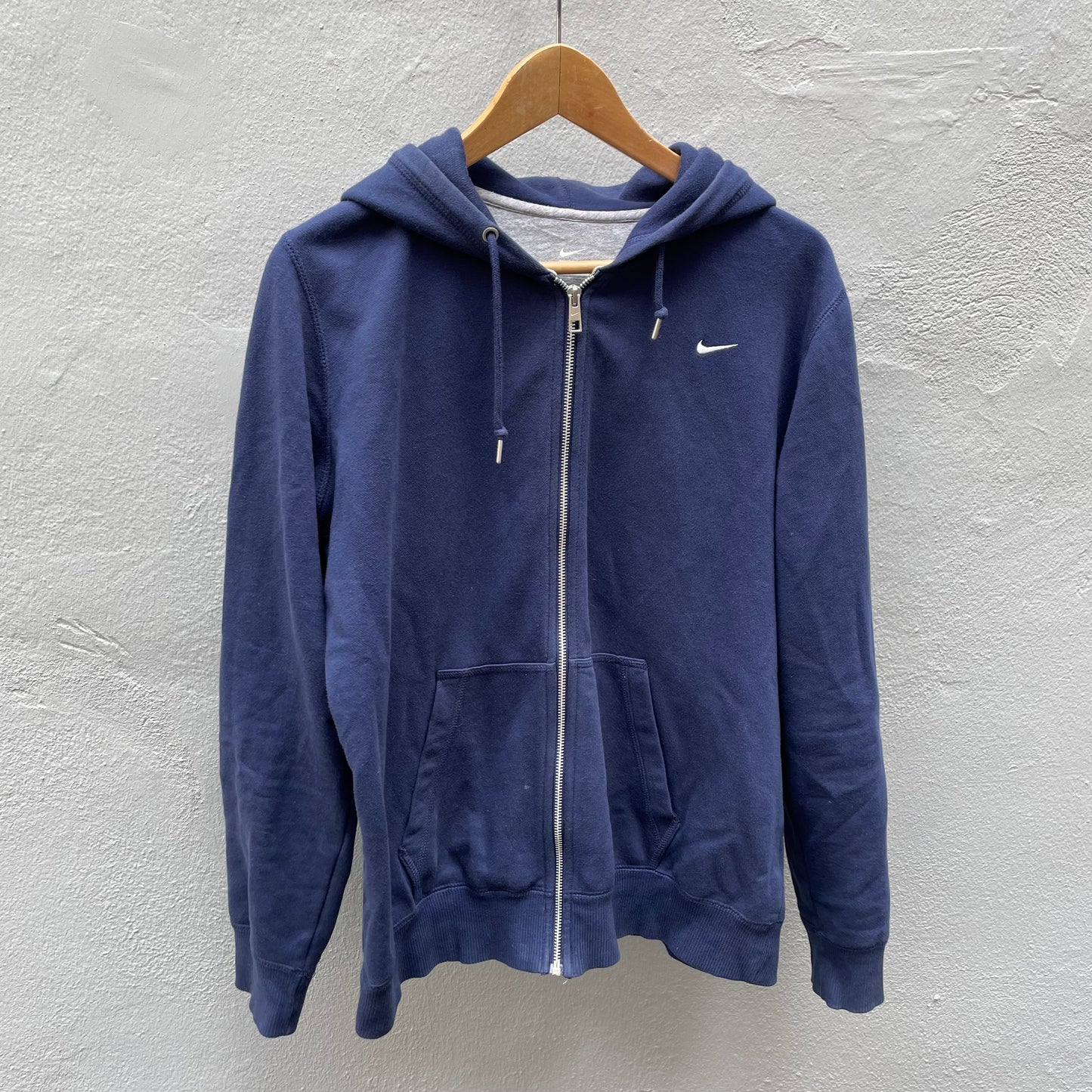 Nike Navy Zipped Hoodie