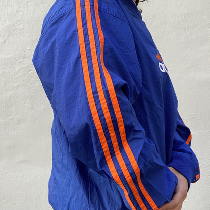 Adidas Blue/Orange Windbreaker