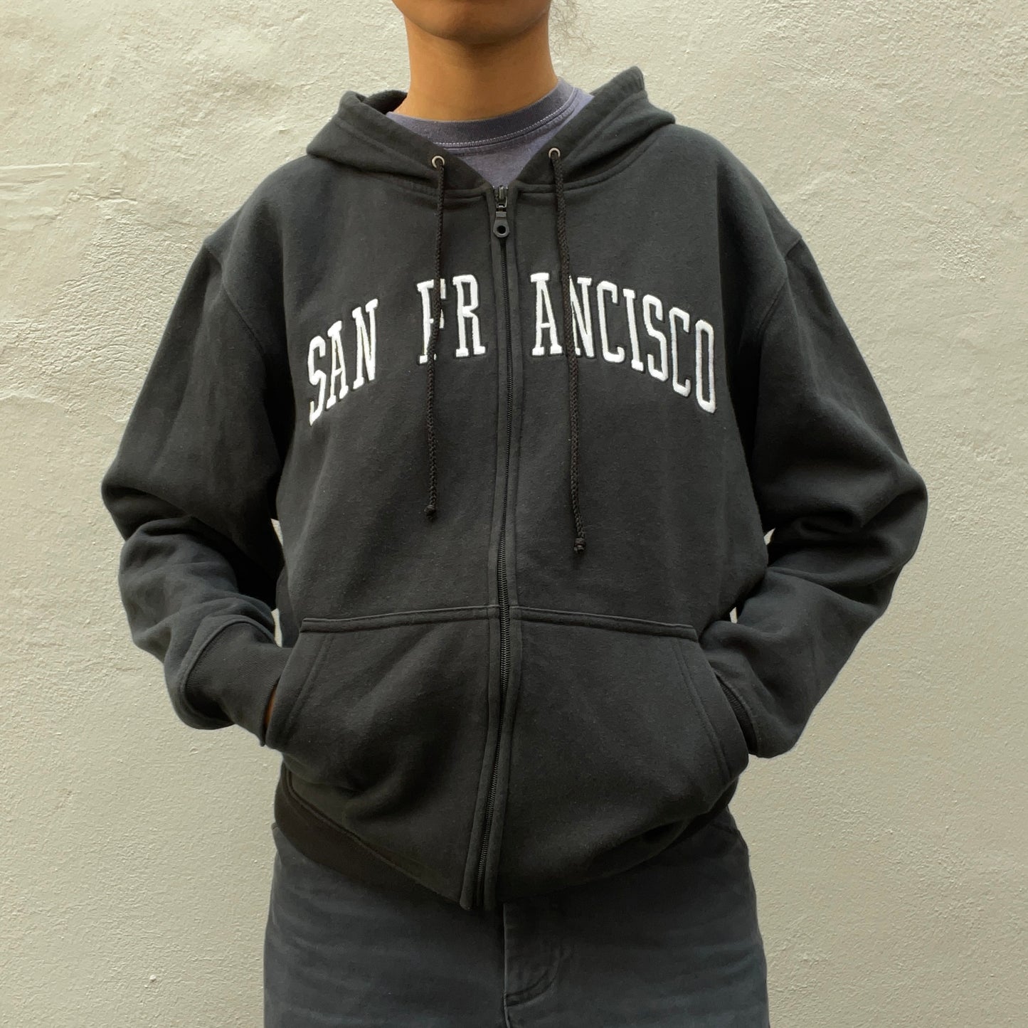 Zipped College San Francisco Hoodie front