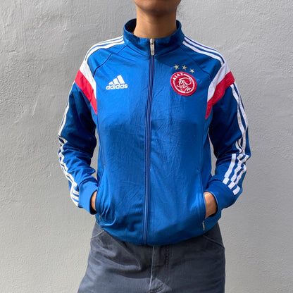 Ajax Blue Adidas Track Suit front